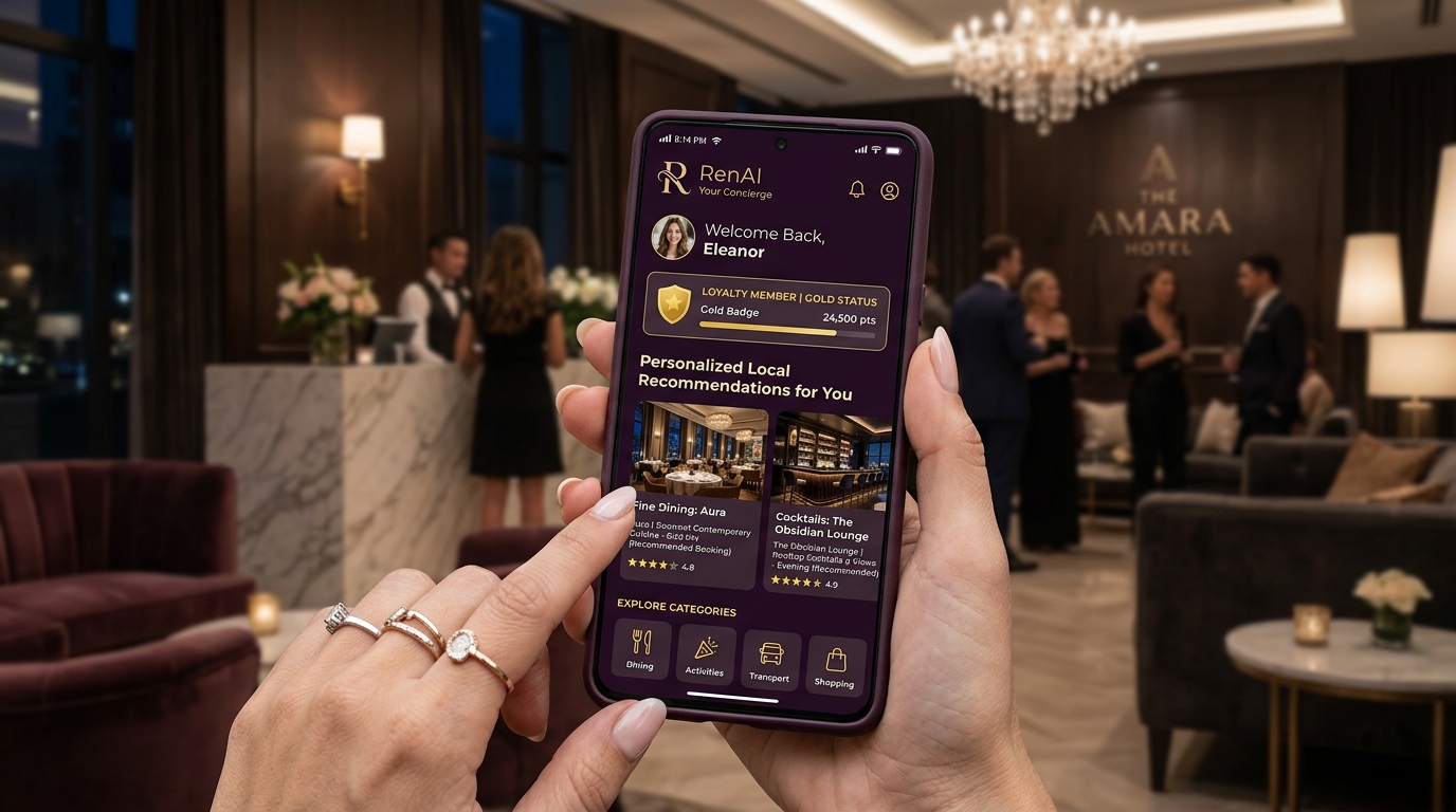 Marriott RenAI Virtual Concierge Assistant Interface